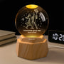 7516LUS2 forever yours 3d crystal ball lamp personalized gifts for couples 7516L