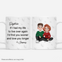 7523MUS1 3d printing effect personalized couple mug id find you sooner and love you longer_ 7523M8RNG