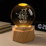 7527LUS1 cute couple 3d crystal ball lamp personalized gifts for couples 7527LTPNG