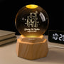 7527LUS2 cute couple 3d crystal ball lamp personalized gifts for couples 7527LTPNG