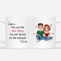 7538MUS1 personalized couple mug youre the best thing ive found on the internet_ 7538MCQCG_9fcb9830 1f92 4ecf a2c7 c837965a335b