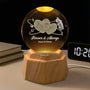 7552LUS1 heart 3d crystal ball lamp personalized gifts for couples 7552L3QMG