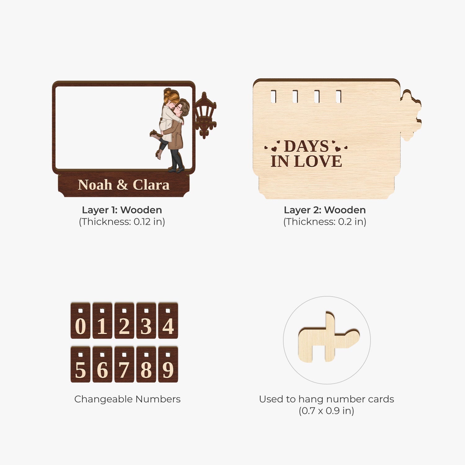 7576QUS1 days in love tracker sign personalized anniversary gifts for couples 7576Q8LMG_4