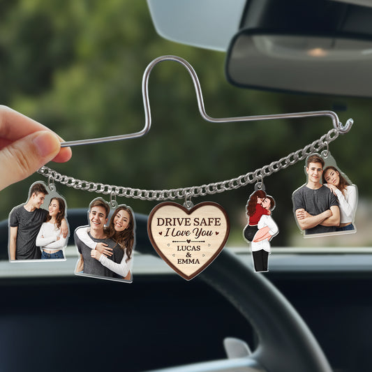 7581GUS1 drive safe i love you car charm_ custom photo gifts for couples 7581GTVCG_3