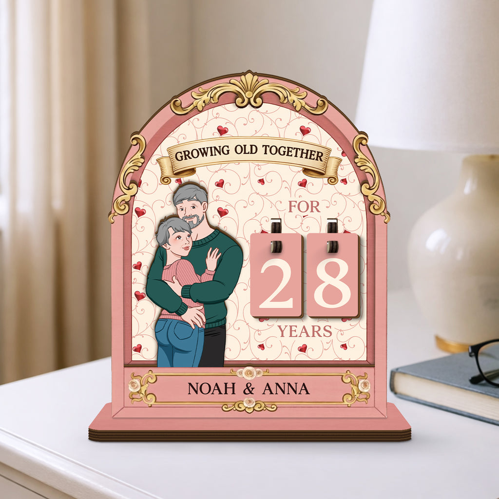 7585QUS2 years together tracker personalized anniversary gifts for couples 7585Q3VZG