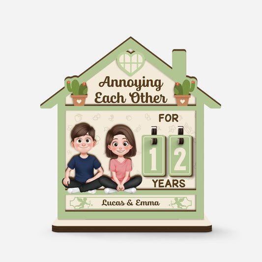 7589QUS1 years together tracker sign custom anniversary gifts for couples 7589Q3VWG_1