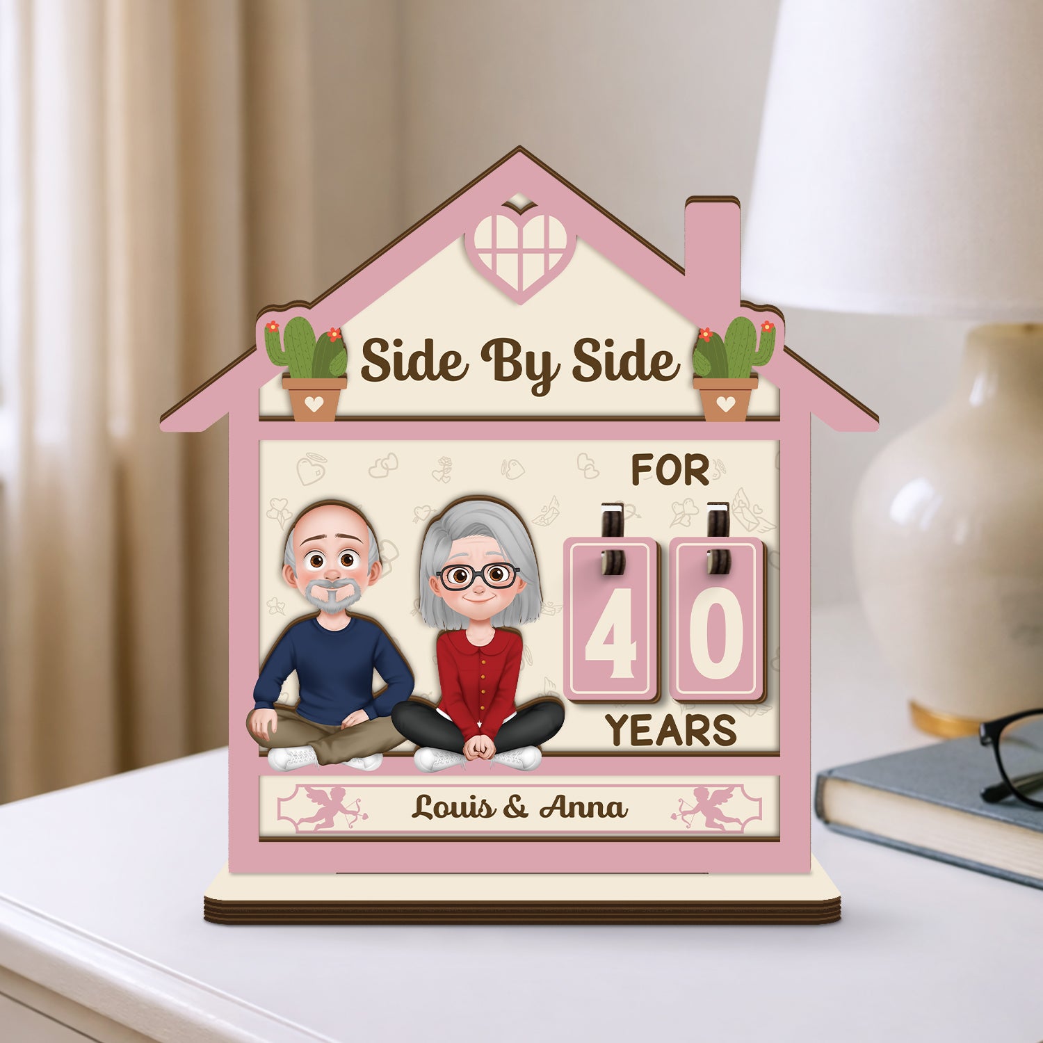 7589QUS1 years together tracker sign custom anniversary gifts for couples 7589Q3VWG_2