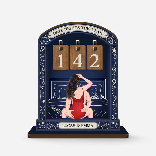 7592QUS1 date nights this year tracker personalized gifts for couples 7592Q6VZG