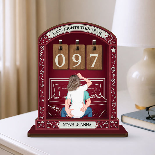 7592QUS2 date nights this year tracker personalized gifts for couples 7592Q6VZG