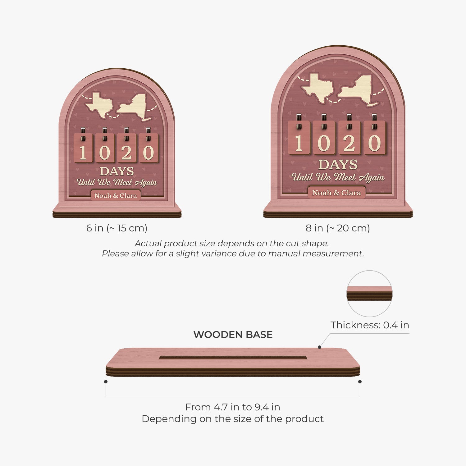 7593QUS1 personalized days until we meet again tracker gifts for long distance couples 7593Q6VMG_2