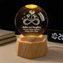 7648LUS1 personalized_ 3d crystal ball lamp mother and daughter forever linked together 7648L3LCA