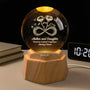 7648LUs2 personalized_ 3d crystal ball lamp mother and daughter forever linked together 7648L3LCA