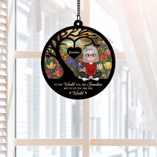 7652UUS2 personalized window hanging suncatcher ornament gifts for grandpagrandma 7652u8pzb