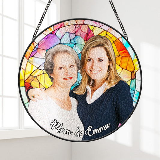 7666UUs1 personalised stained glass suncatcher with family photo for mum_ 7666u3laa