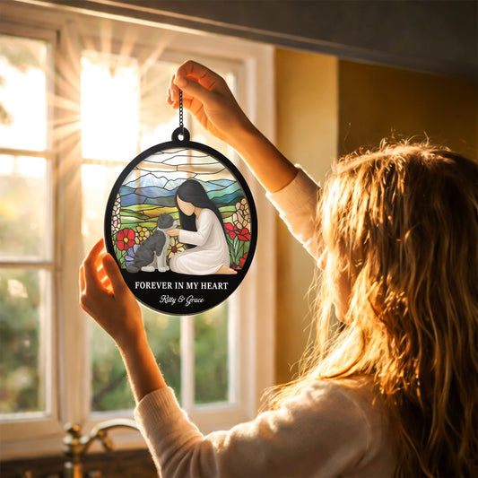 7667UUS2 personalized cat memorial suncatcher gifts for cat lovers 7667ucpnd