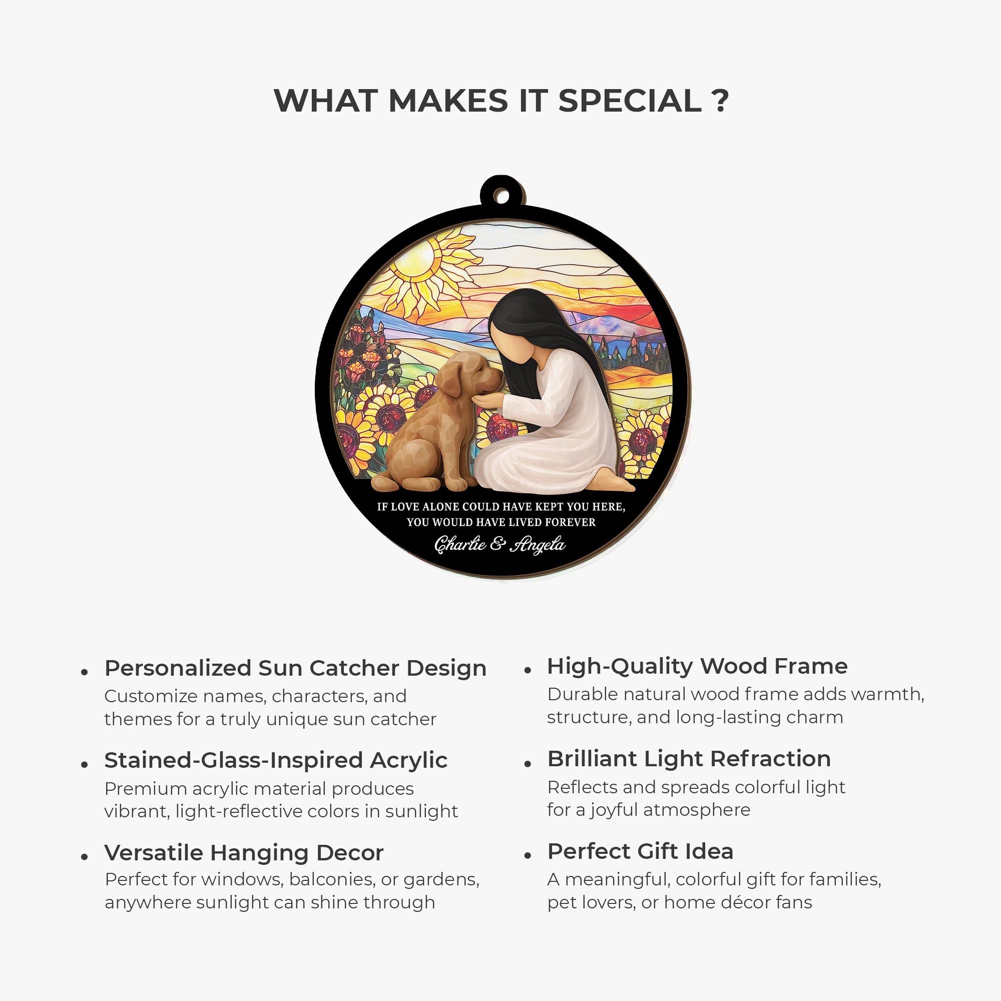 7667UUS5 personalized dog memorial suncatcher gifts for dog lovers 7667ucpnc