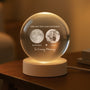 7675LUK2 personalised memorial crystal ball lamp with photo and moon phase for loss of mumdad 7675l3tca