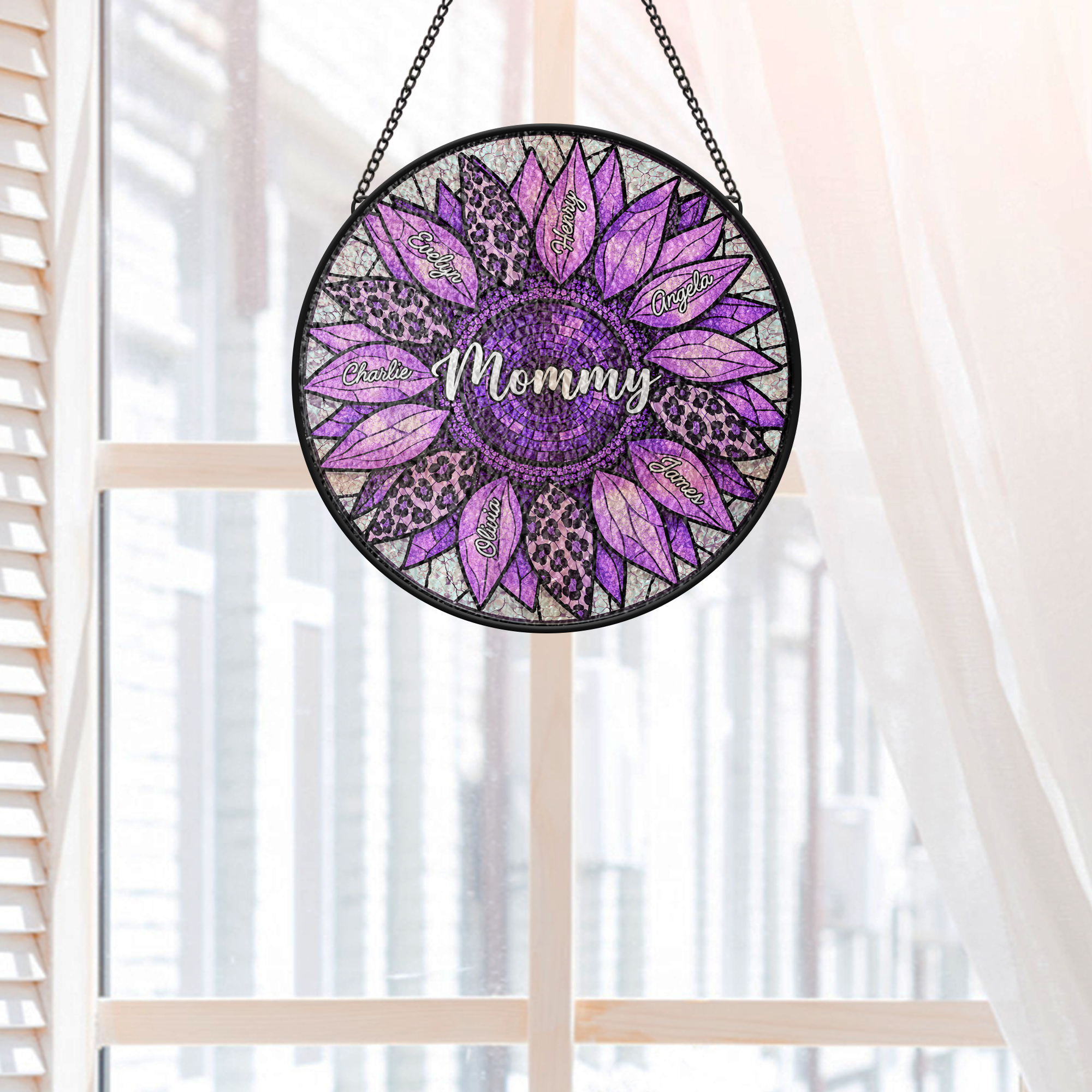 7678UUS2 stained glass sunflower suncatcher_ custom gifts for momgrandma 7678utfna