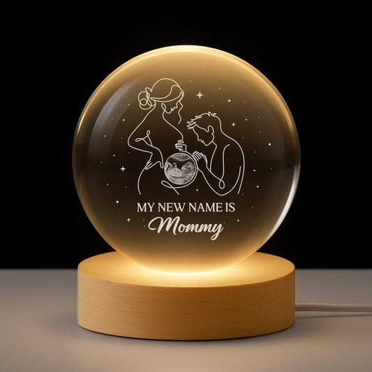 7697LUS1 personalized crystal ball lamp gifts for mom to be and dad to be 7697l6qta