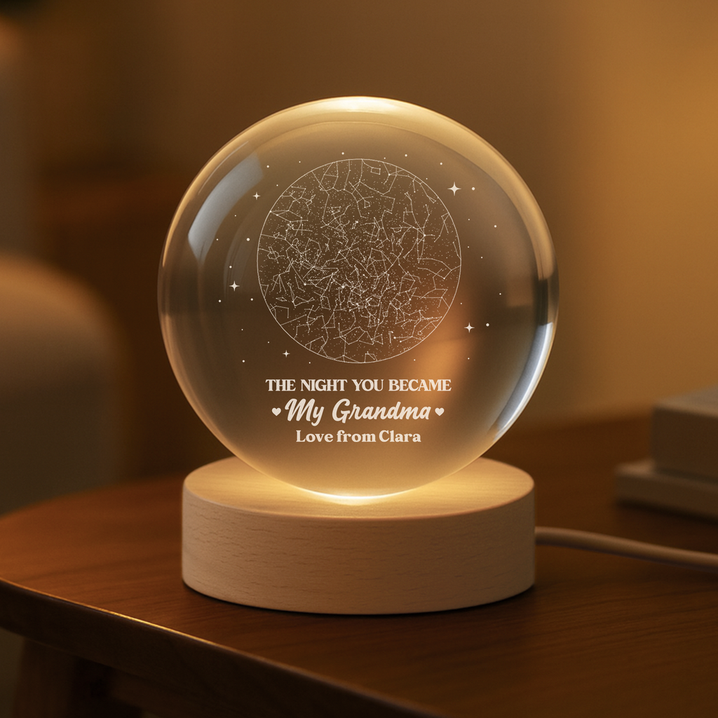 7698LUS2 star map crystal ball lamp custom gifts for grandma and grandpa 7698l6fhb