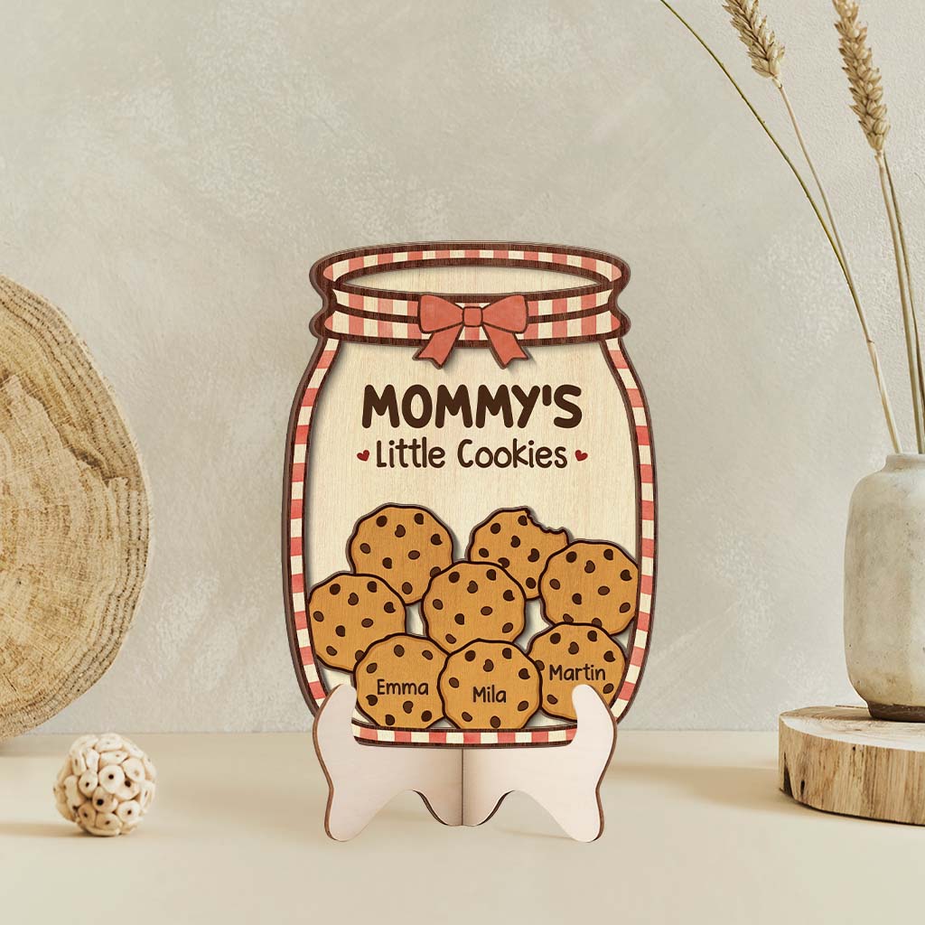7709QUS2 grandas little cookies wooden plaques custom gifts for grandmamom 7709qcqwa