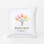 7719PUS1 grandmas garden pillow with handprint custom gifts for grandmamom 7719p8lca