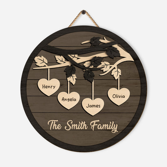 7722QUS1 wooden family name signs personalized gifts for a family 7722q8pni