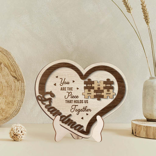 7725QUS2 puzzle wooden name plaques custom gifts for grandpagrandma 7725qtlwb