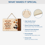 7735QUS4 wooden welcome to the bathroom dog sign custom gifts for dog lovers 7735qtrac