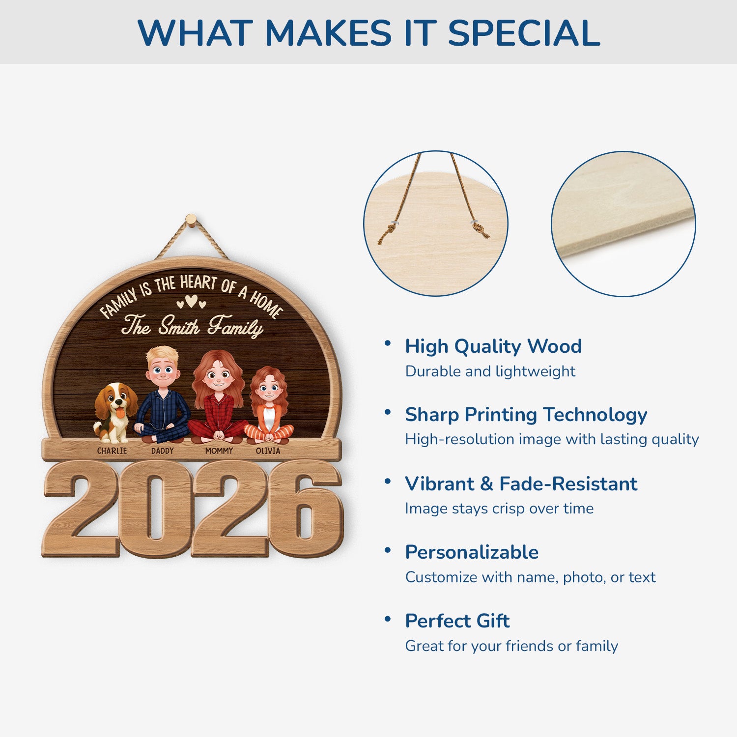 7738QUS4 custom family wood signs_ gifts for family with dogcat 7738qtlni