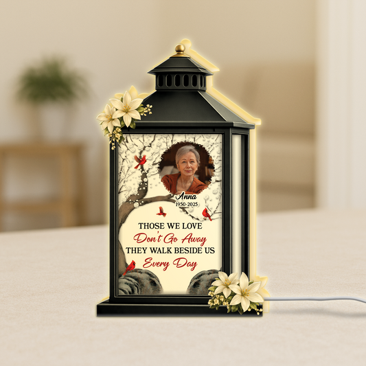 7745LUS1 those we love dont go away light box personalized memorial gifts with photo 7745lchta