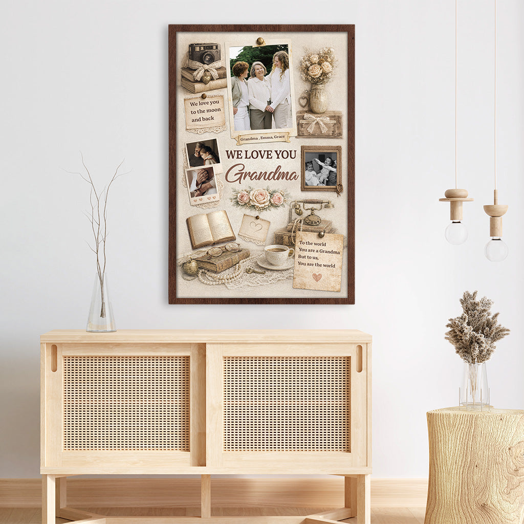 7747CUS3 vintage photo canvas print custom mothers day gifts for momgrandma 7747cttta