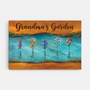 7749CUS1 3d printing effect grandmas garden canvas custom gifts for grandmamom 7749c3hma