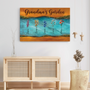 7749CUS3 3d printing effect grandmas garden canvas custom gifts for grandmamom 7749c3hma
