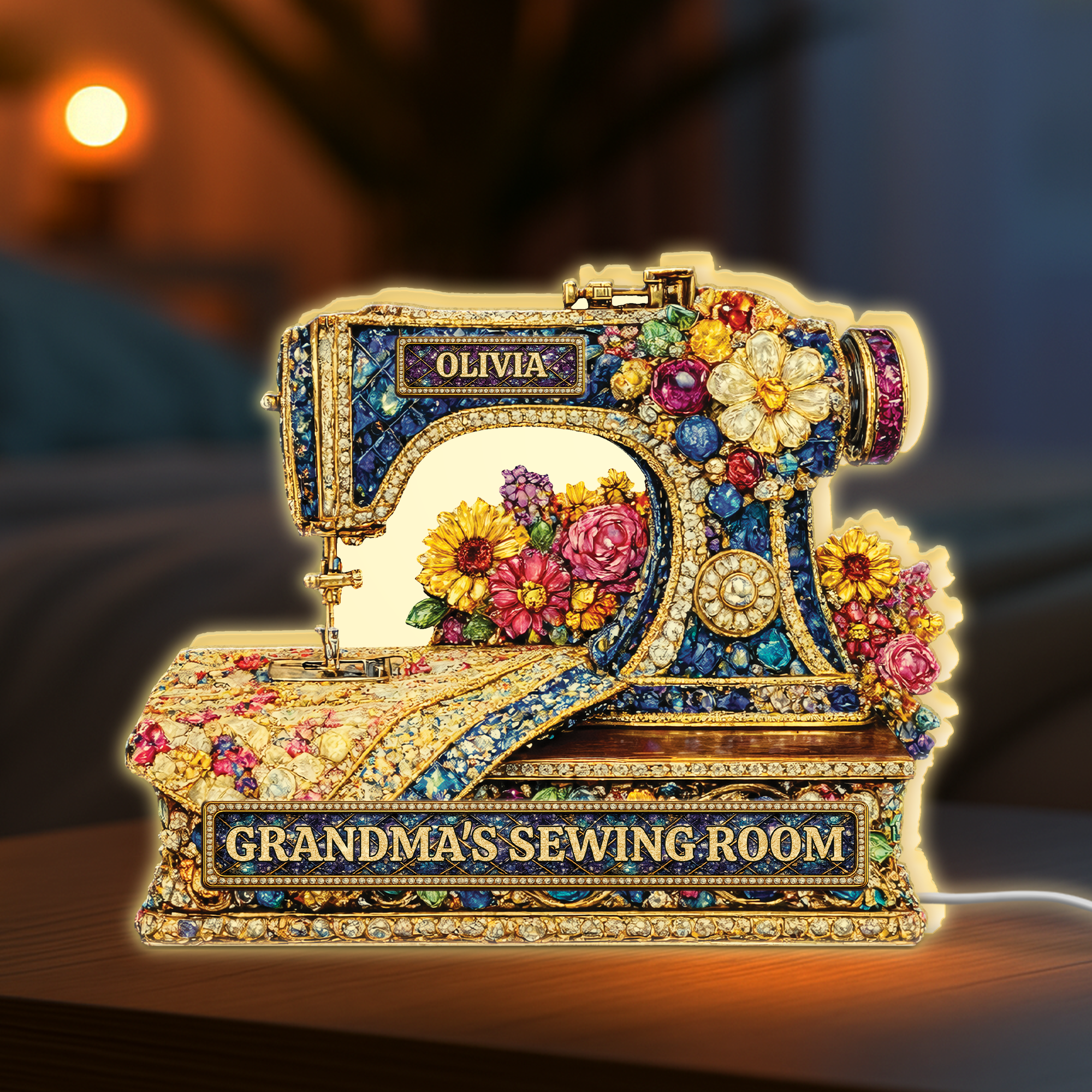 7758LUS1 custom light box gifts for sewers momgrandmas sewing room 7758lthna