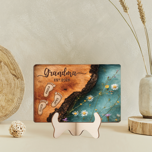 7768QUS2 grandpagrandma est wooden plaque personalized mothers day gifts 7768q6rnb_d7687189 34ab 45fd b771 c2813602fec6