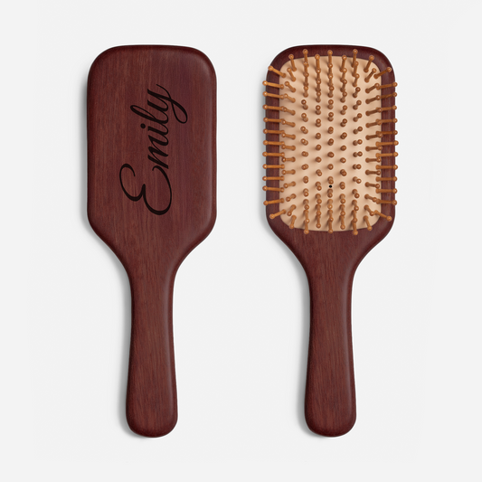 7783AUS1 engraved wooden hairbrush with custom name unique gifts for her 7783aqtf5a
