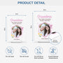 7786RUS4 personalized acrylic photo plaque with stand gifts for grandmamom 7786r8pta