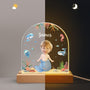 7789LUK2 personalised mermaid night light with photo for kids 7789lcltk