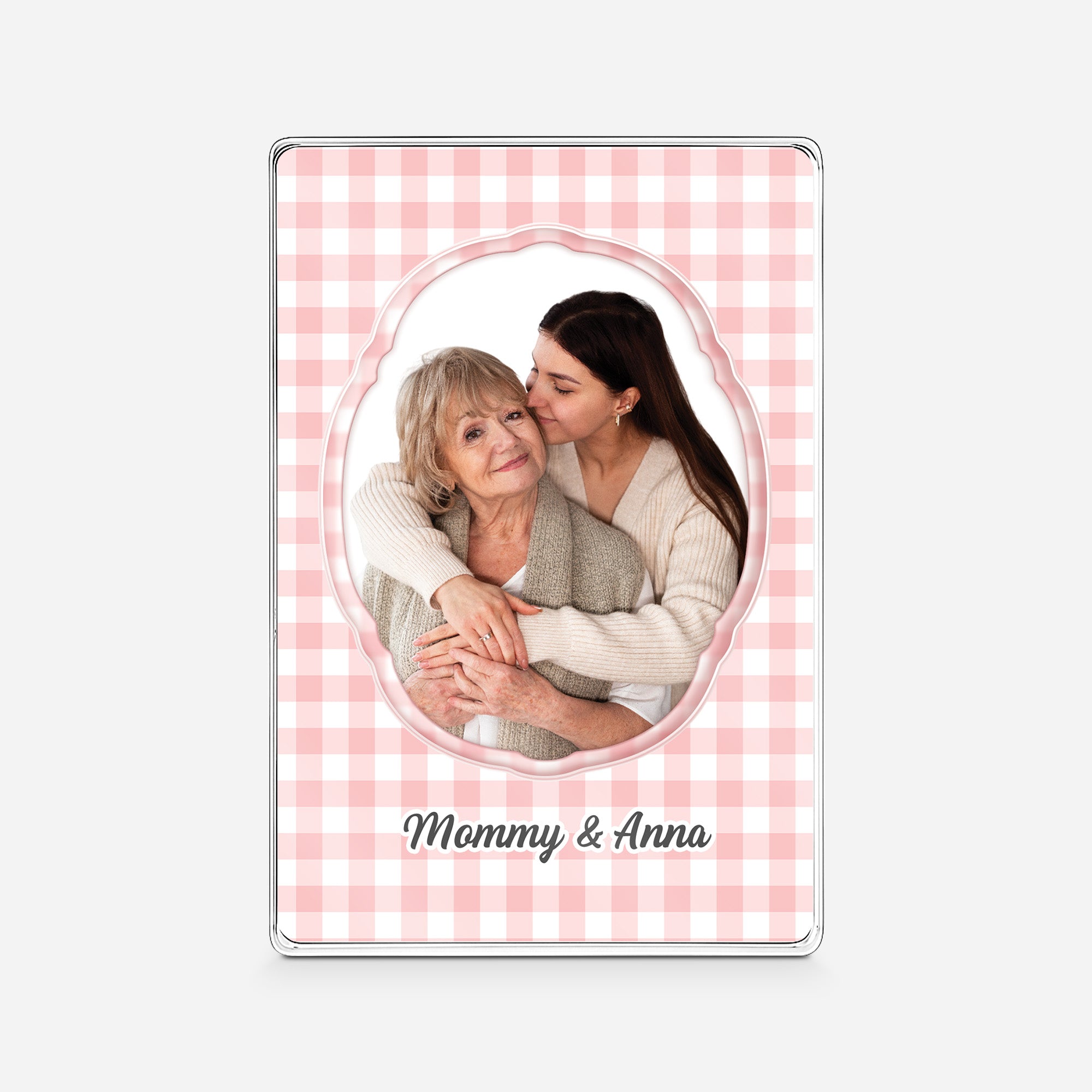 7792RUS1 personalized photo rectangle acrylic plaque gifts for momdad 7792r3qca
