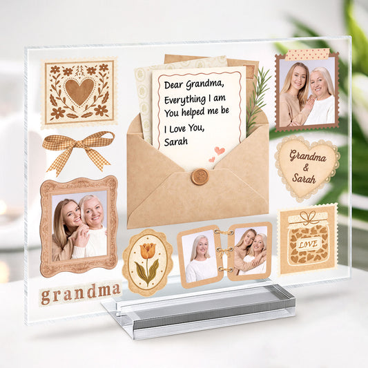 7795RUS1 custom acrylic plaque with stand mothers day photo gifts_ for momgrandma 7795rcvwa_2