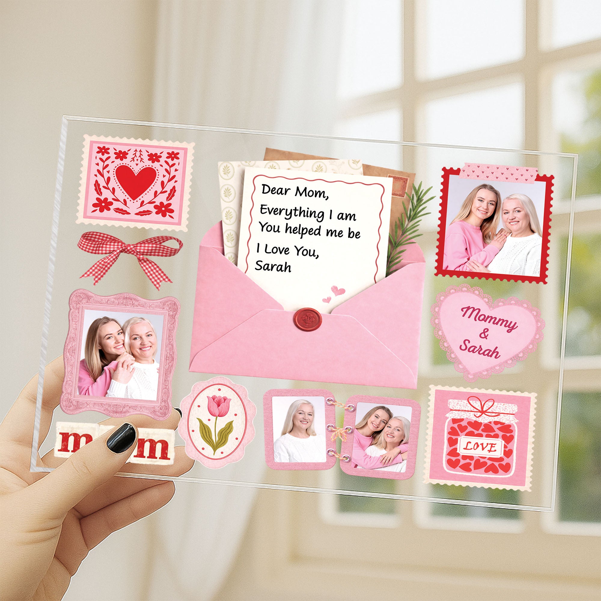 7795RUS1 custom acrylic plaque with stand mothers day photo gifts_ for momgrandma 7795rcvwa_3