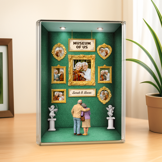 7801RUS2 3d printing effect photo rectangle acrylic plaque custom gifts for couples 7801rsrwg