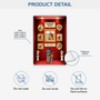 7801RUS3 3d printing effect photo rectangle acrylic plaque custom gifts for couples 7801rsrwg