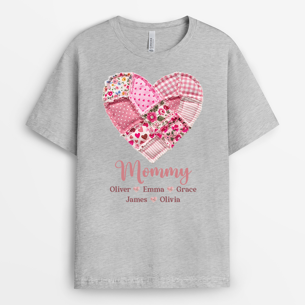 7809AUS2 grandma t shirt with grandkids names personalized mothers day gifts 7809a8fca