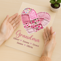 7809RUS3 pink heart acrylic plaque with stand custom gifts for grandmamom 7809r8fca