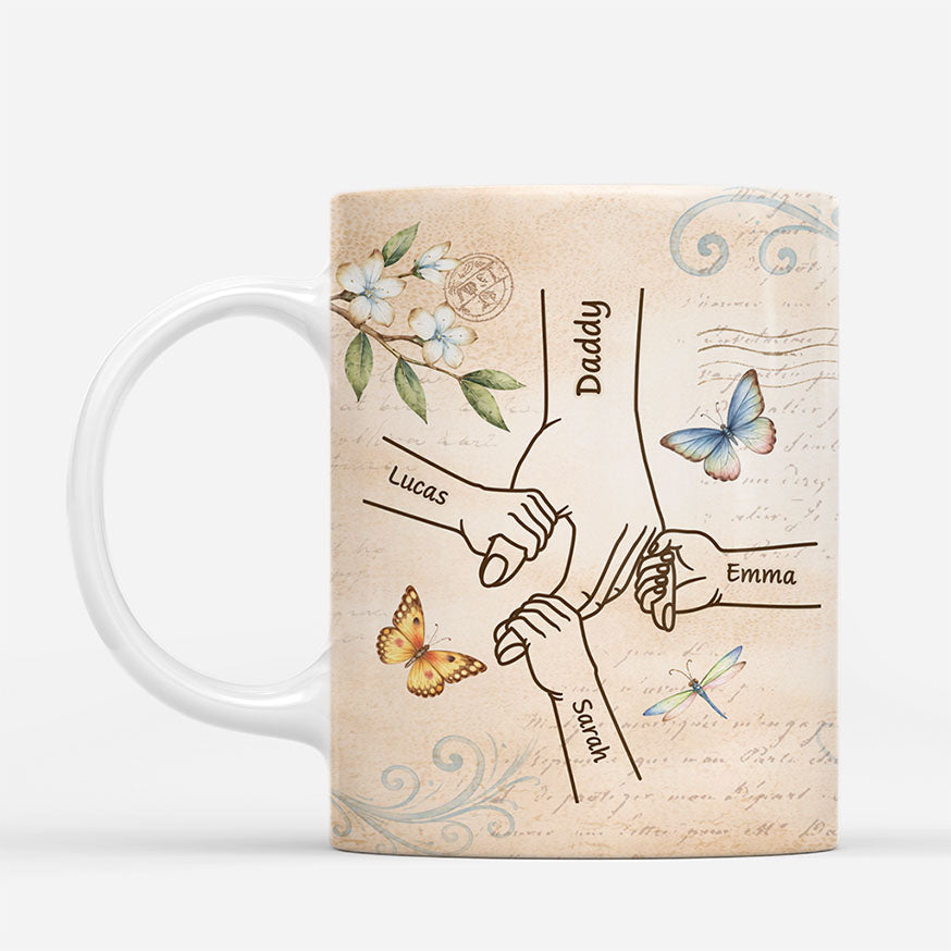 7812MUS1 vintage butterfly mug_ with kids names personalized gifts for momdad 7812m3vwa_2