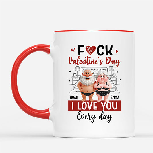 7820MUS1 personalized couple mugs fck valentines day i love you every day 7820m3vmg_1