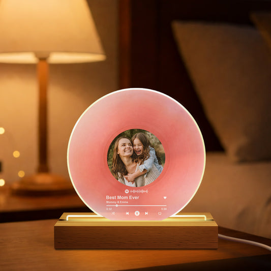 7823LUS1 vinyl night light with photo customized gifts for momgrandma 7823lcpta