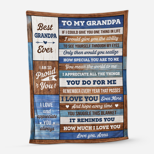 7829BUS1 i love you fleece blanket_ personalized gifts for grandma and grandpa 7829bsttb
